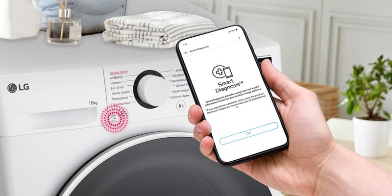 Стиральная машина LG F4Y5RS0W