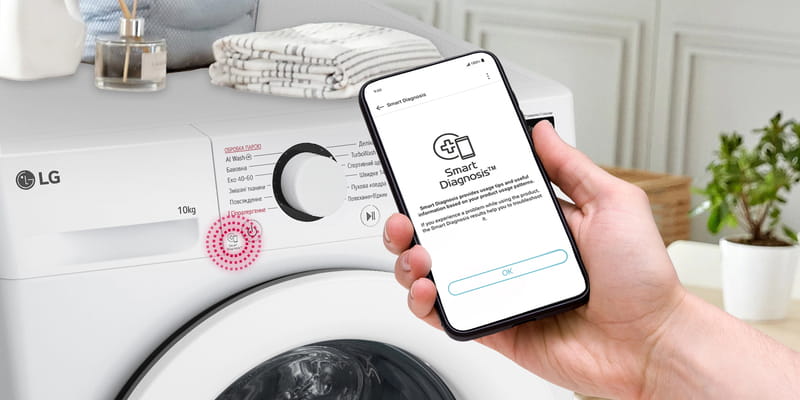 Стиральная машина LG F4Y5RS3W