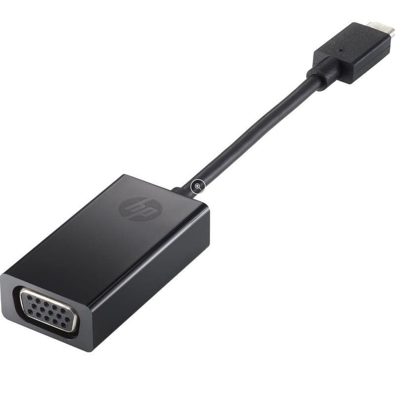 Адаптер HP USB Type-C - VGA (M/F), черный (831117-001)