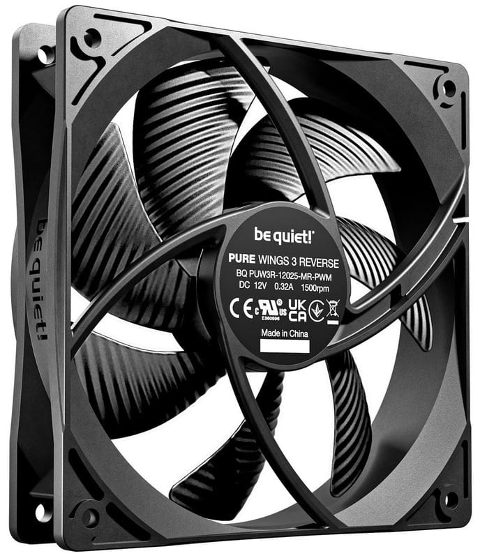 Вентилятор be quiet! Pure Wings 3 120mm PWM Reverse 3-Pack Black (BL137)
