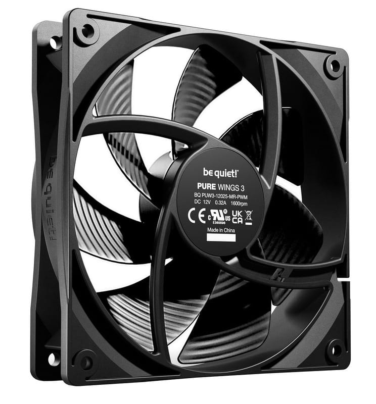 Вентилятор be quiet! Pure Wings 3 120mm PWM 3-Pack Black (BL141)