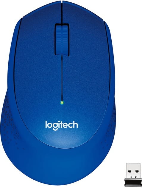 Мышь беспроводная Logitech M330 Silent Plus Blue (910-004910)