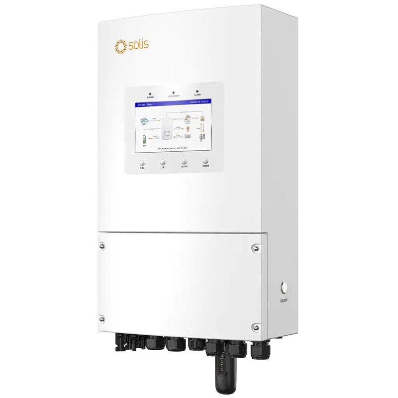 Інвертор гібридний 5kW Solis S6 (S6-EH1P5K-L-PLUS), однофазний