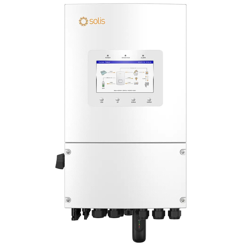 Інвертор гібридний 6kW Solis S6 (S6-EH1P6K-L-PLUS), однофазний