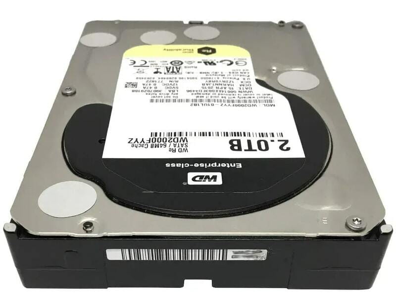 Накопичувач HDD SATA 2.0TB WD RE 7200rpm 64MB (WD2000FYYZ)