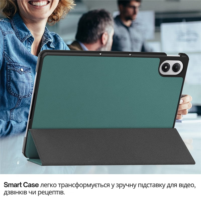 Чохол-книжка BeCover Smart Case для Xiaomi Redmi Pad 2 Pro 12.1" Dark Green (714628)