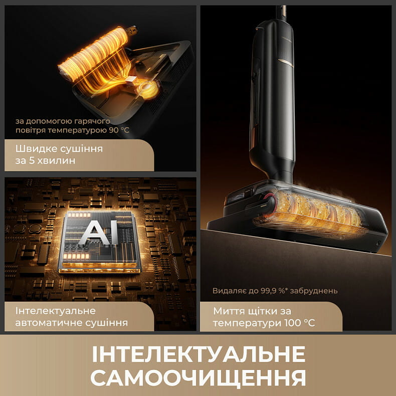 Аккумуляторный моющий пылесос Mova M50 Ultra (HMH28A)