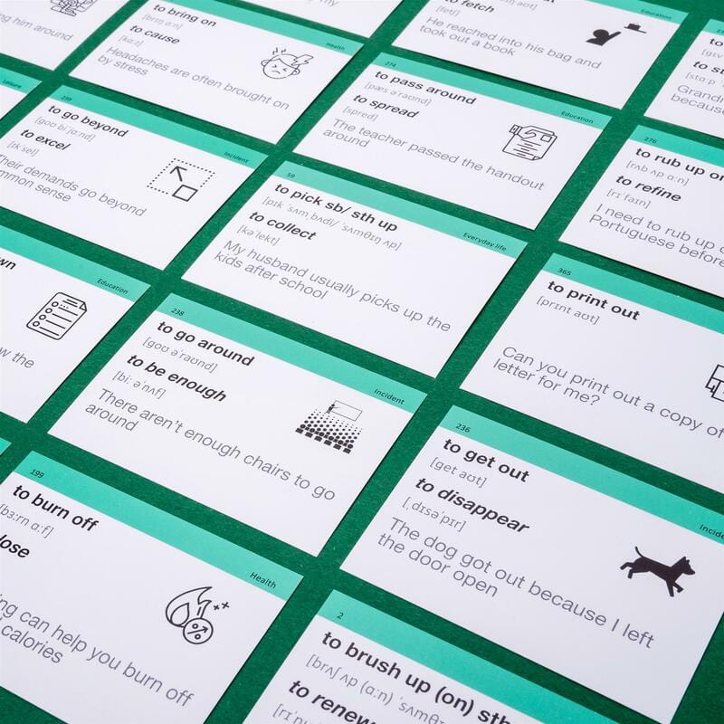 Картки для вивчення англійської мови English Student. Phrasal Verbs