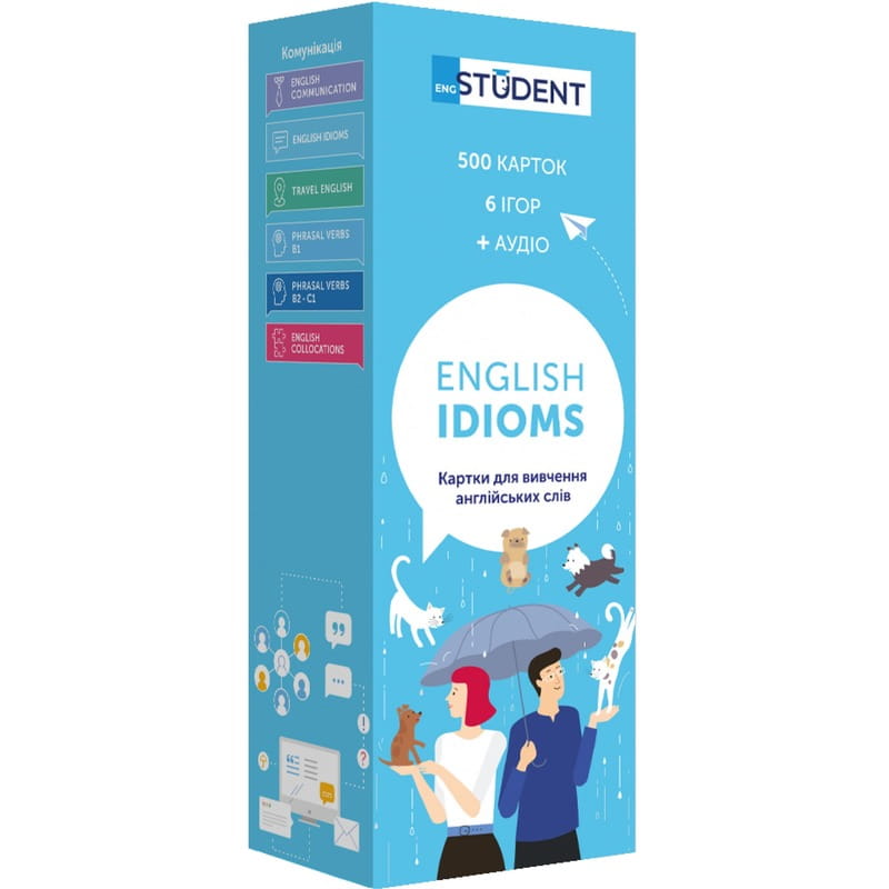Картки для вивчення англійської мови English Student. English Idioms