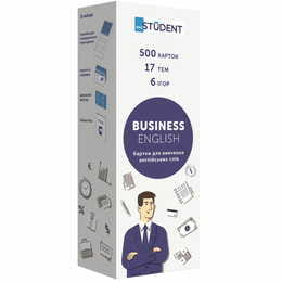 Карточки для изучения английского языка English Student. Business English