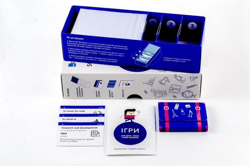 Картки для вивчення англійської мови English Student. Business English