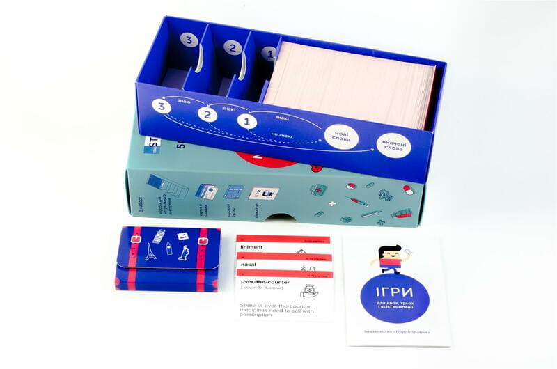 Картки для вивчення англійської мови English Student. Medical English