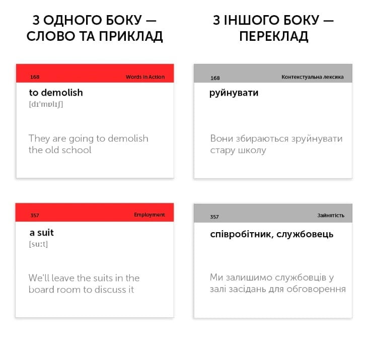 Картки для вивчення англійської мови English Student. IELTS 7.0-8.0