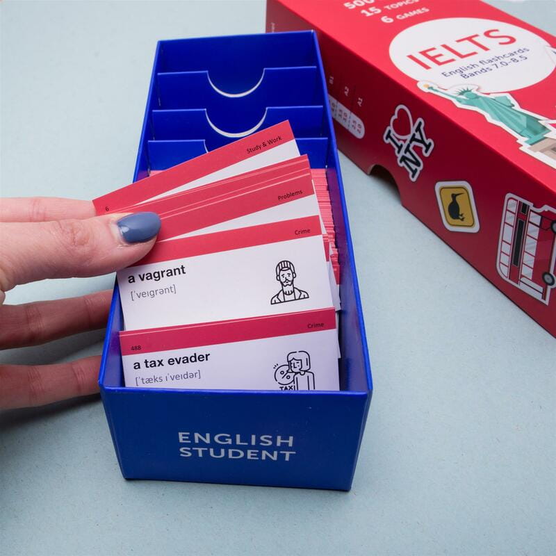 Картки для вивчення англійської мови English Student. IELTS (english to english)