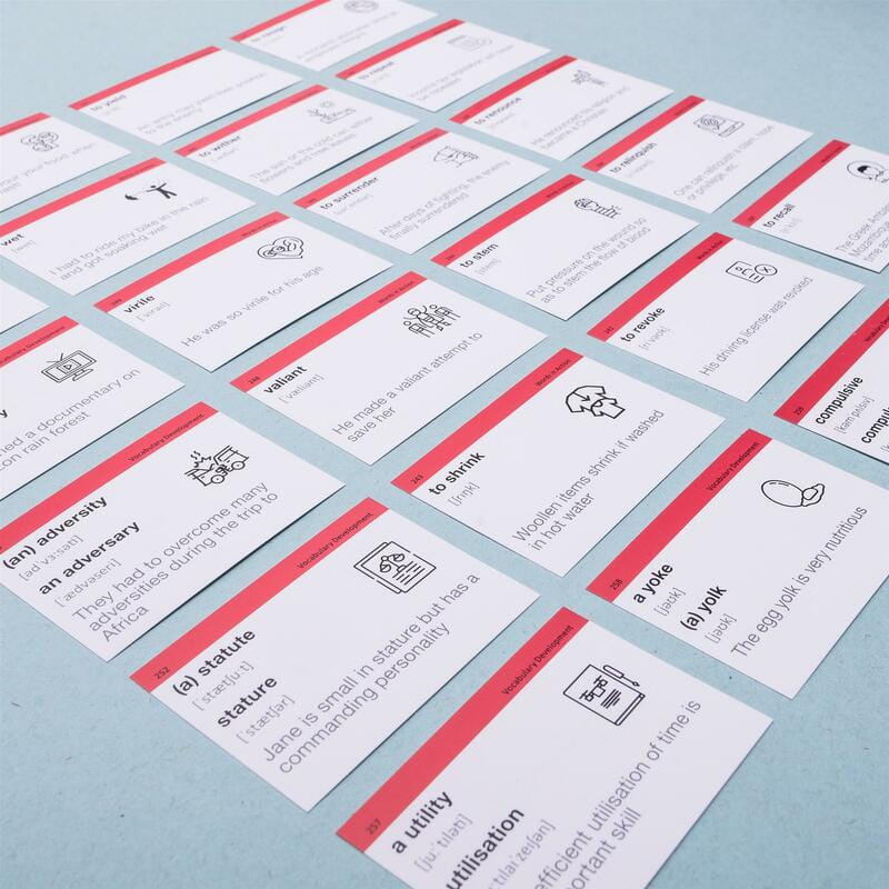 Картки для вивчення англійської мови English Student. IELTS (english to english)