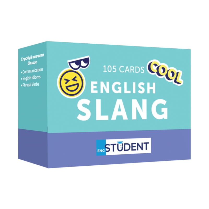 Картки для вивчення англійської мови English Student. English Slang