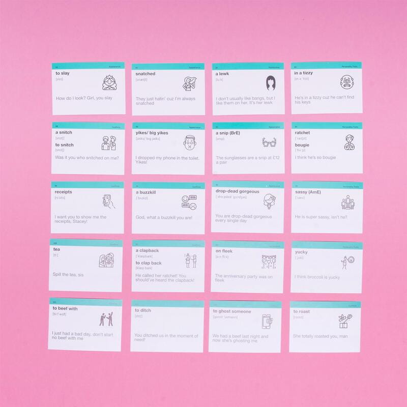 Картки для вивчення англійської мови English Student. English Slang