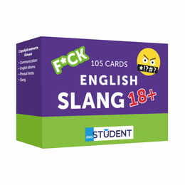 Карточки для изучения английского языка English Student. English Slang 18+
