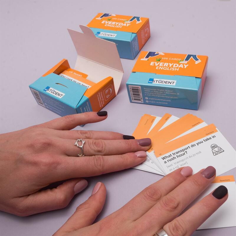 Картки для вивчення англійської мови English Student. Everyday English