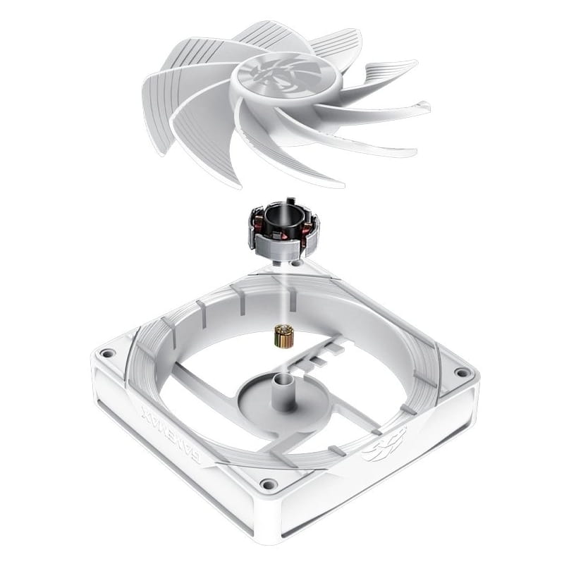 Вентилятор GameMax Tornado T12 ARGB-RW White