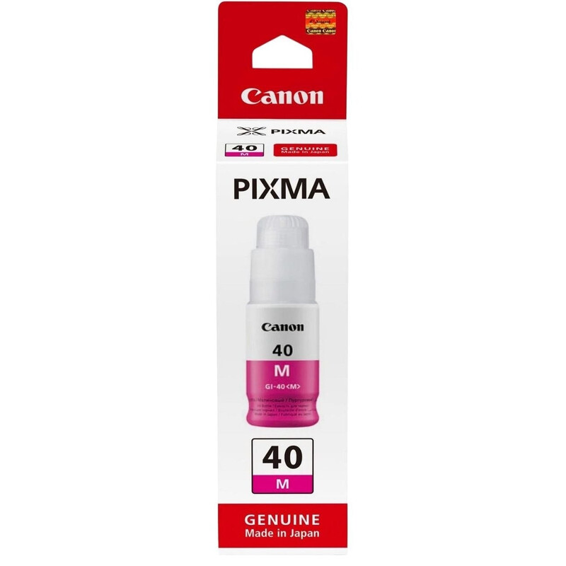 Чорнило Canon GI-40M Pixma G5040/G6040/GM2040 (Magenta) (3401C001) 70мл