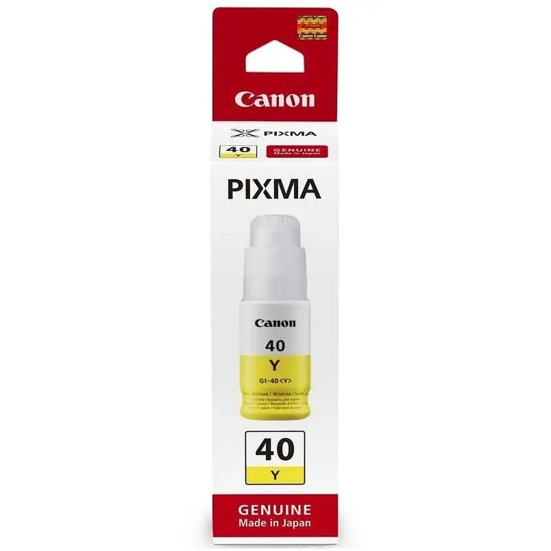 Чорнило Canon GI-40Y Pixma G5040/G6040/GM2040 (Yellow) (3402C001) 70мл