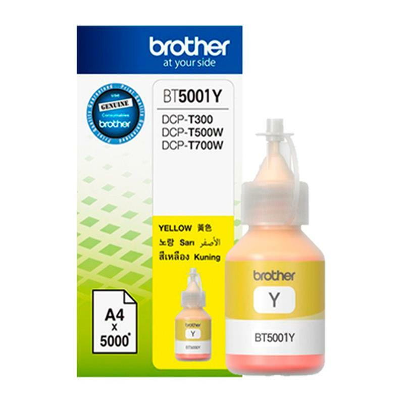 Чорнило Brother DCPT300, DCPT500W, DCPT700W, DCPT310, DCPT510W, DCPT710W Yellow (BT5000Y) 48.8мл