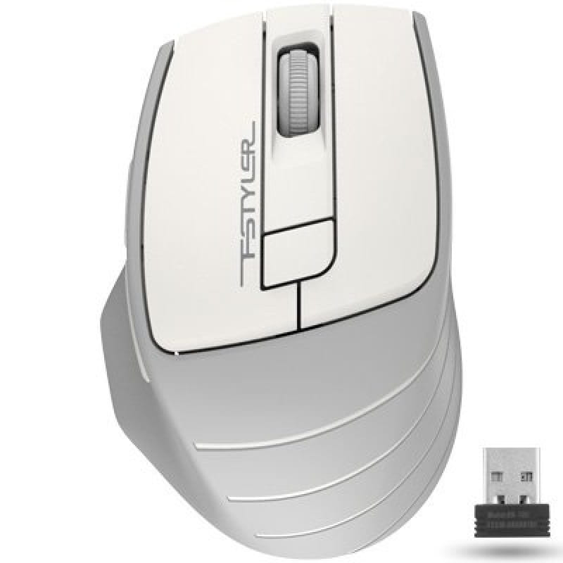 Мышь беспроводная A4Tech FG30S Grey/White