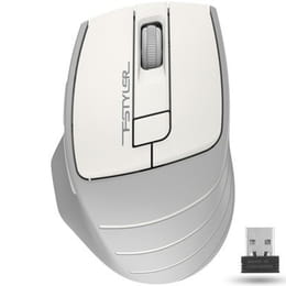 Миша бездротова A4Tech FG30S Grey/White