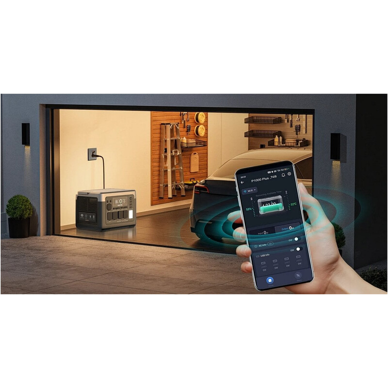 Зарядна станція Oukitel P1000E Plus, 1800W, 1024Wh, LiFePO4