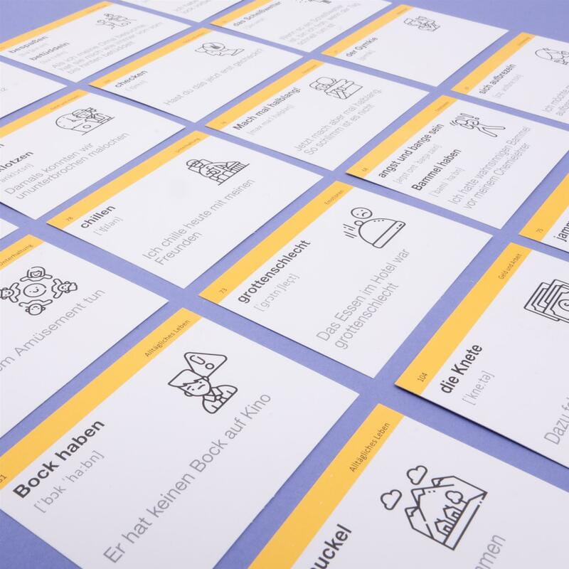 Картки для вивчення німецької мови English Student. Deutscher Slang