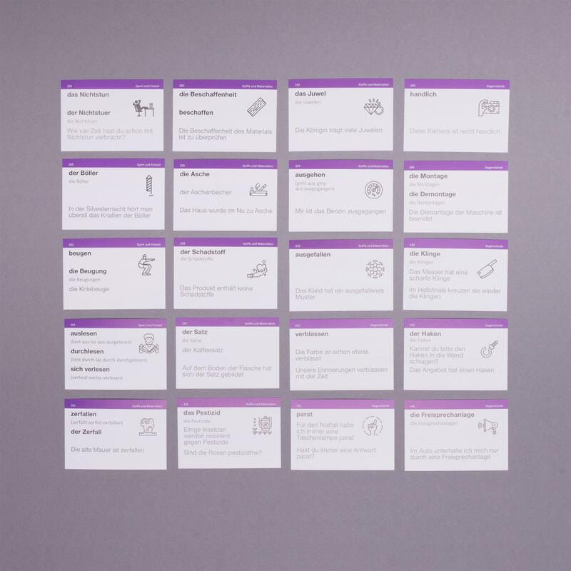 Картки для вивчення німецької мови English Student. Рівень С1-С2 - Високий