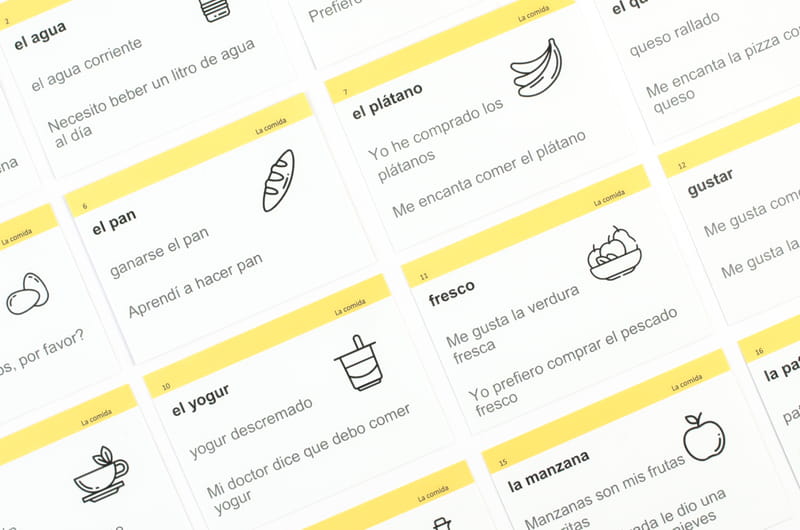 Картки для вивчення іспанської мови English Student