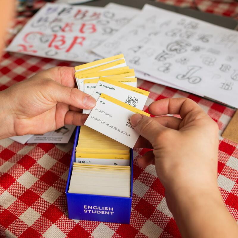 Картки для вивчення іспанської мови English Student