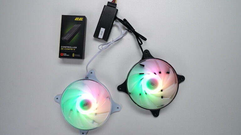 Вентилятор 2E Gaming Air Cool Black (2E-ACF120VB-ARGB)