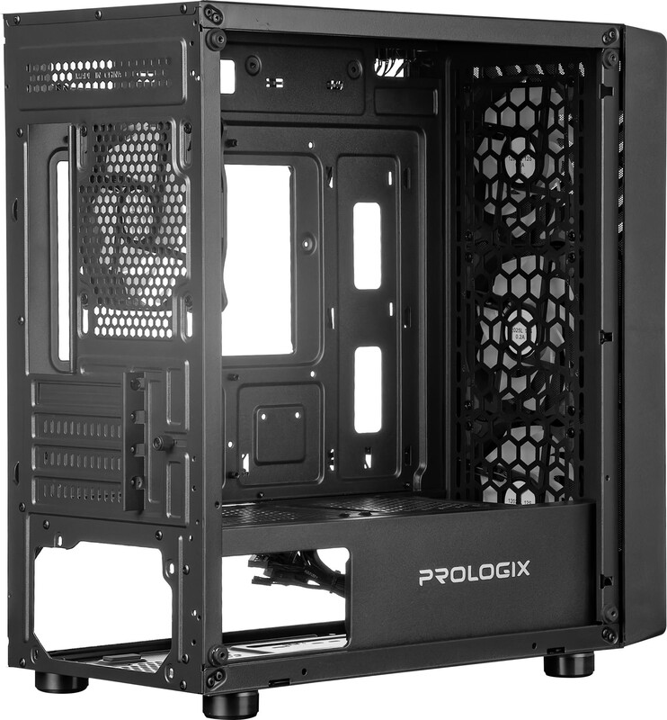 Корпус Prologix Flow GM-05RB Black