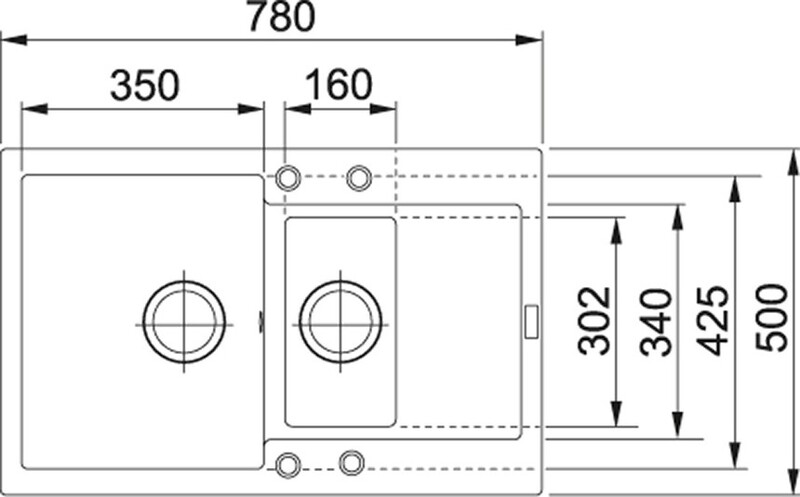 Кухонная мойка Franke Maris MRG 651-78 Оникс (114.0381.015)