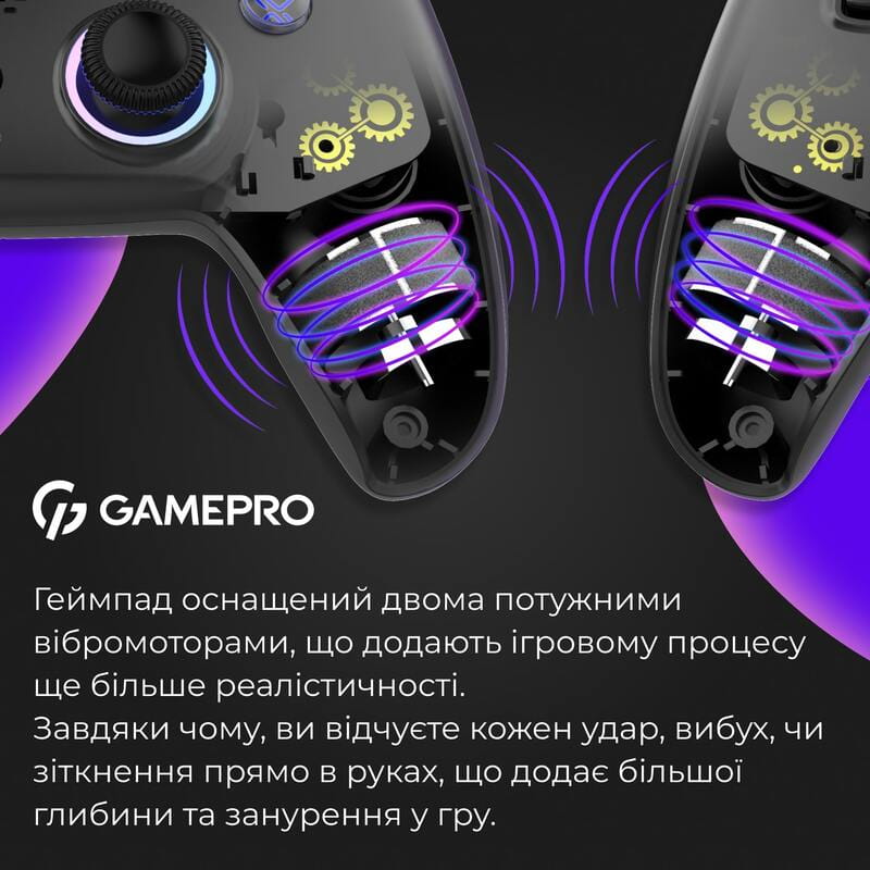 Геймпад GamePro с зарядной станцией GPS20BDOC Black