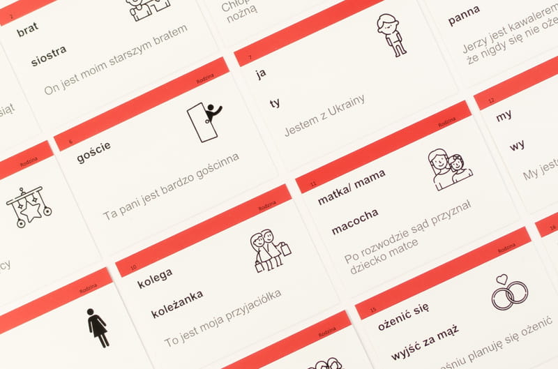 Картки для вивчення польської мови English Student