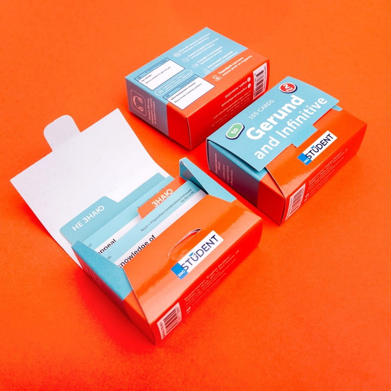 Картки для вивчення англійської мови English Student. Gerund and Infinitive vol.2