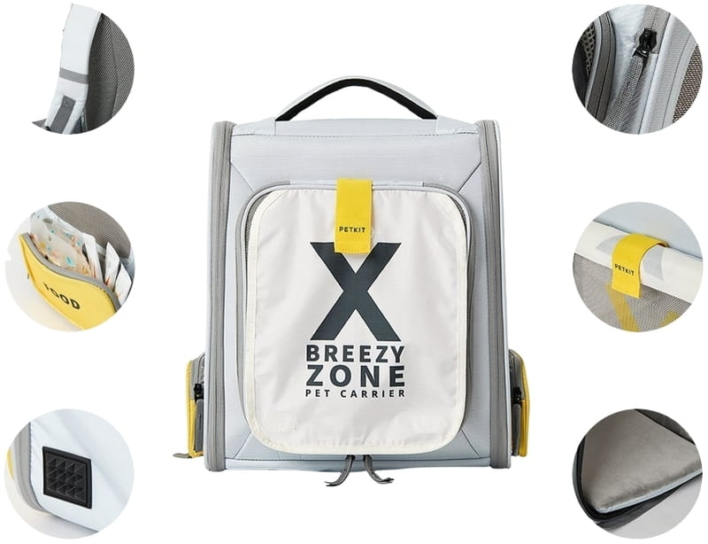 Рюкзак-переноска Petkit Breezy xZone Pet Carrier Grey (P7703)