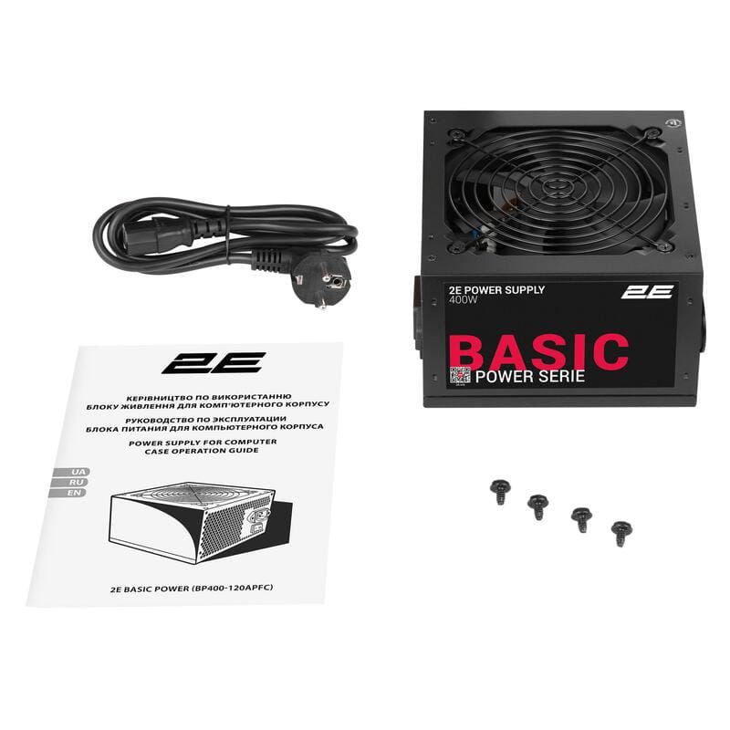Блок живлення 2E Basic Power (2E-BP400-120APFC) 400W