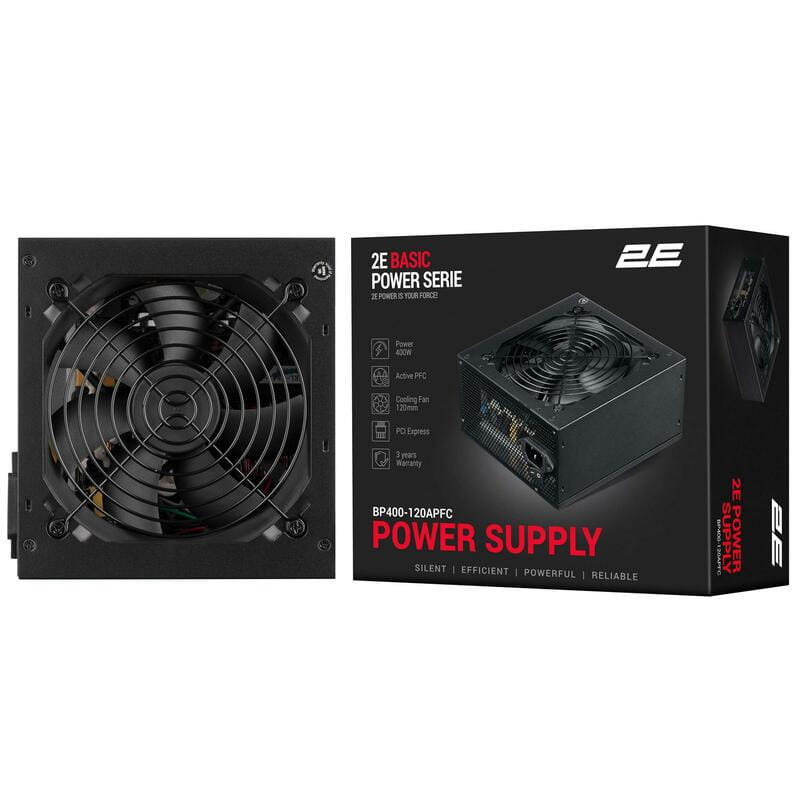 Блок живлення 2E Basic Power (2E-BP400-120APFC) 400W