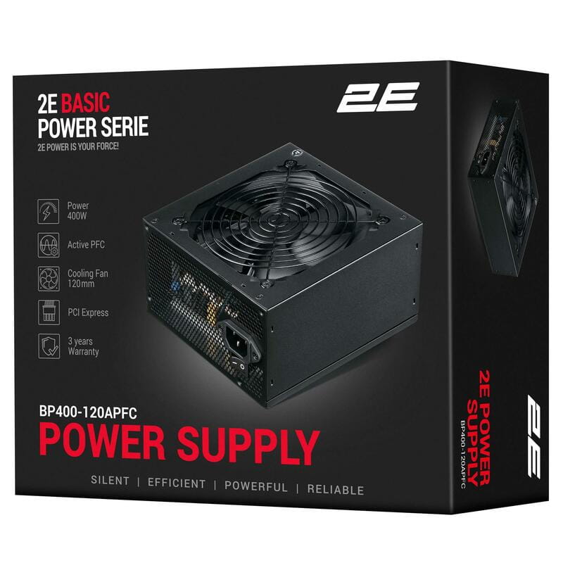 Блок живлення 2E Basic Power (2E-BP400-120APFC) 400W