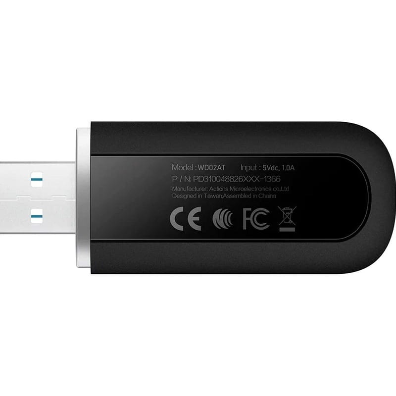 Бездротовий адаптер BenQ WD02AT Wi-Fi 6, Bluetooth 5.2 (5A.F8Y28.DE1)