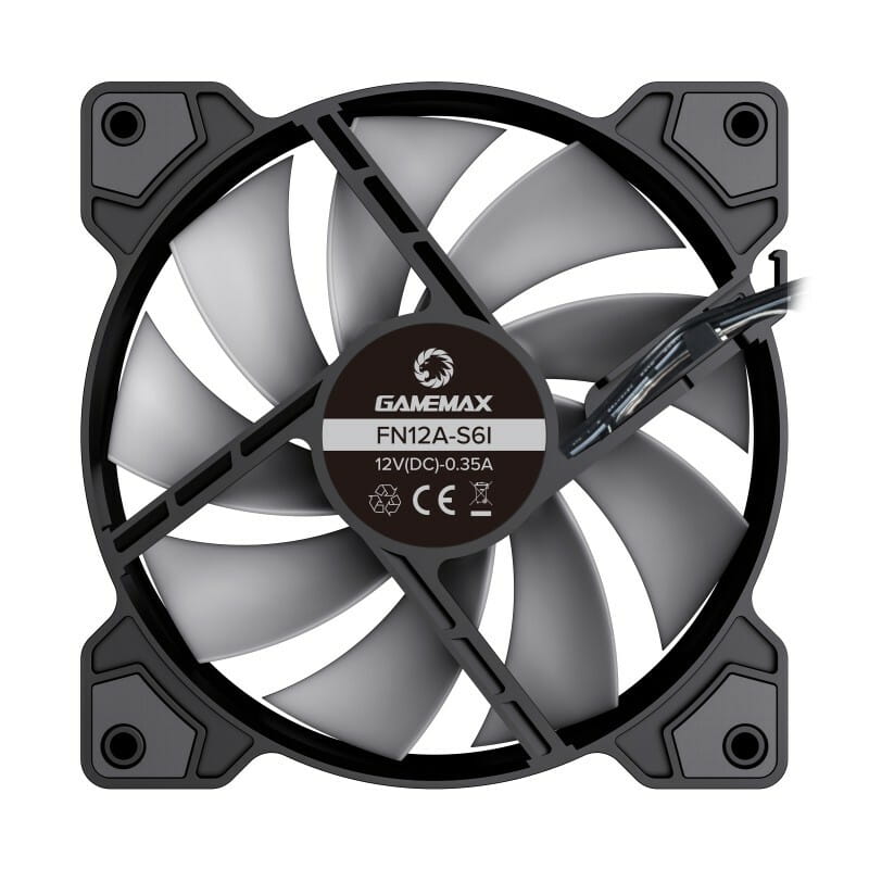 Вентилятор GameMax FN12A-S6I Black