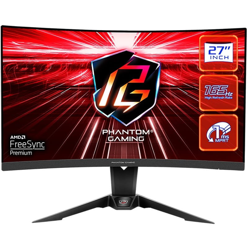 Монітор ASRock 27" PG27Q15R2A VA Black Curved 165Hz