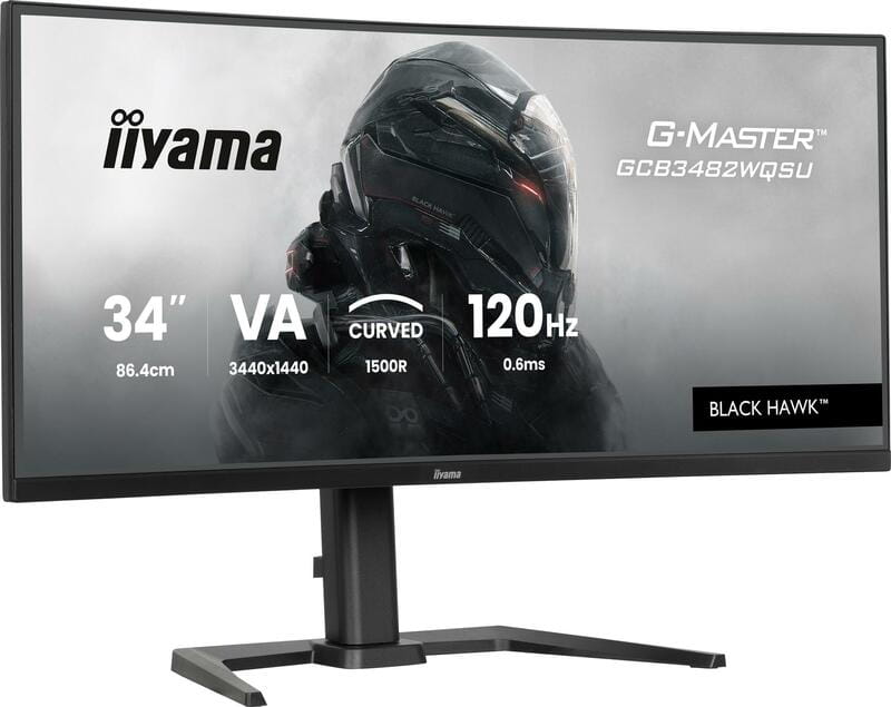 Монітор Iiyama 34" G-Master GCB3482WQSU-B1 VA Black 120Hz Curved