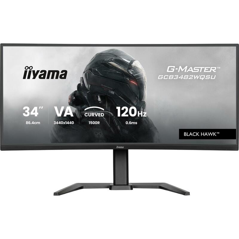 Монітор Iiyama 34" G-Master GCB3482WQSU-B1 VA Black 120Hz Curved