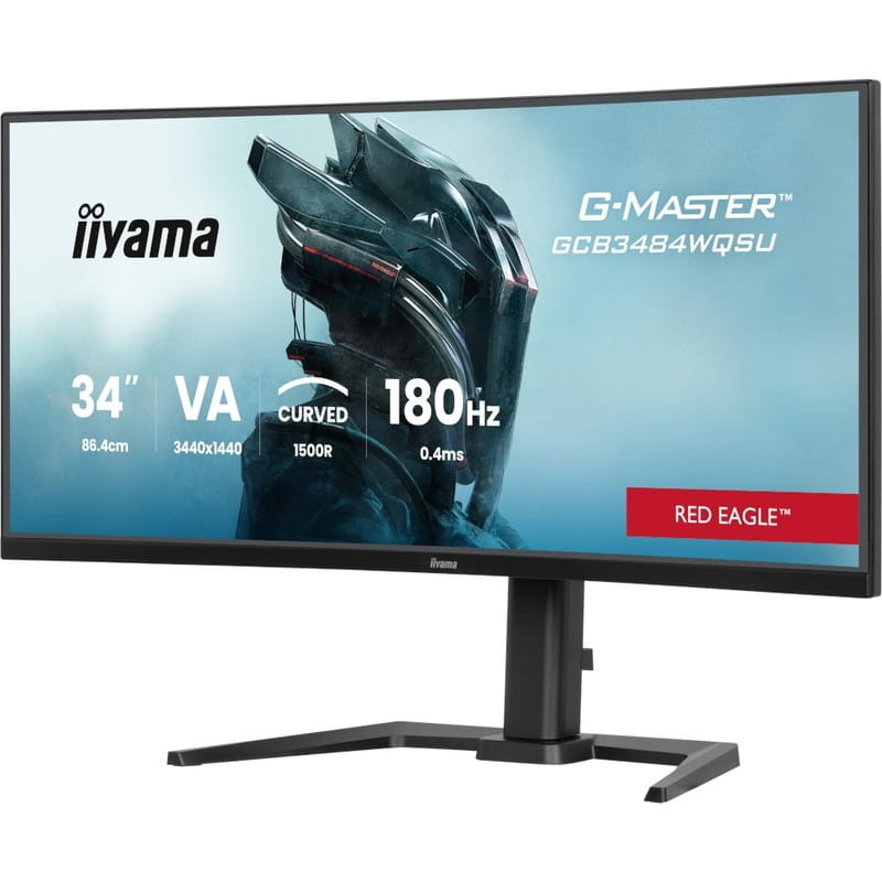 Монітор Iiyama 34" G-Master GCB3484WQSU-B1 VA Black 180Hz Curved